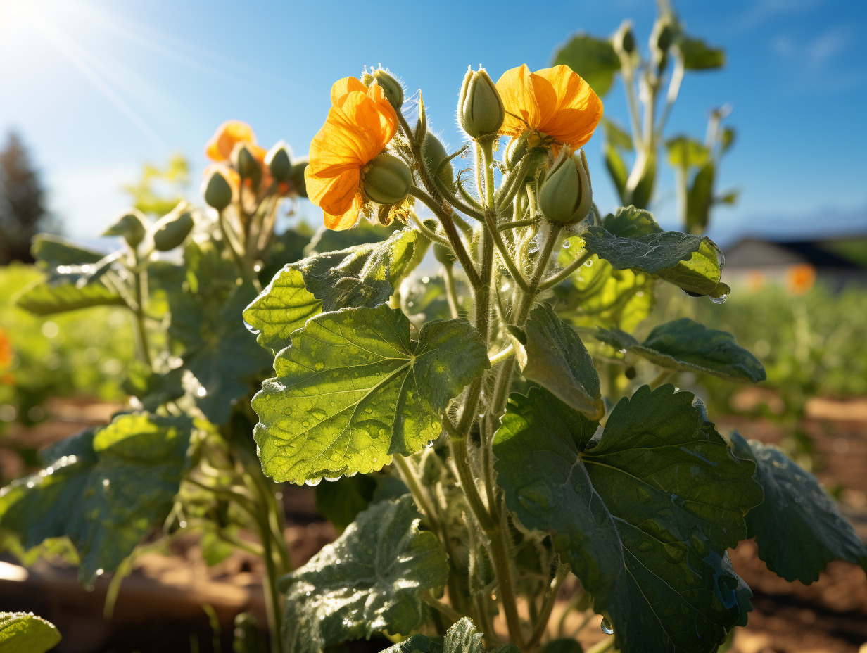 fleurs de melon : pollinisation et développement du fruit -  melon flowers