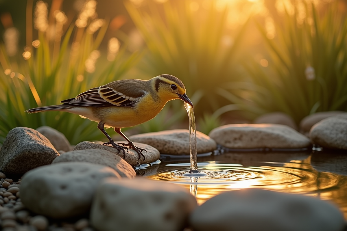 oiseau jardin