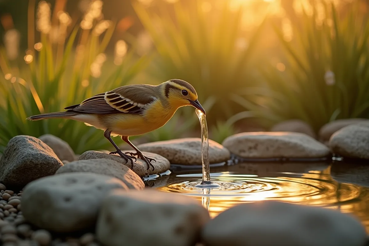 oiseau jardin