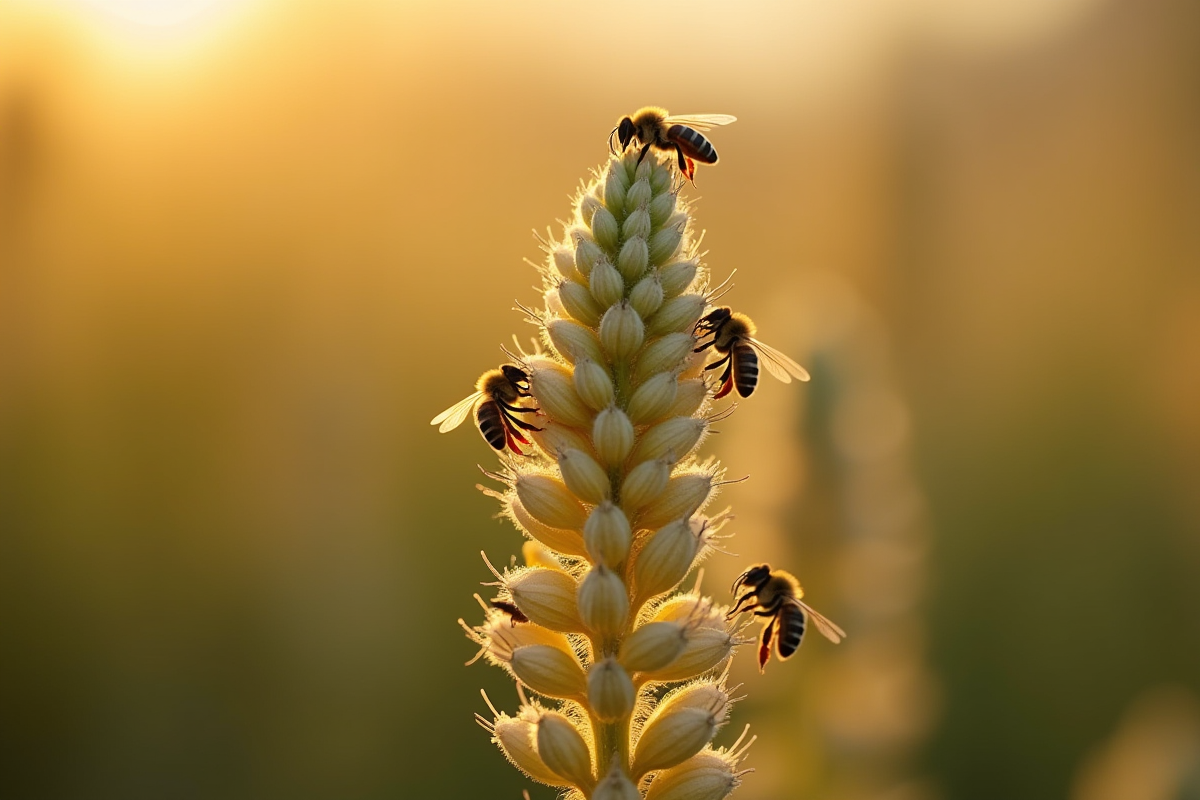 nepeta abeilles